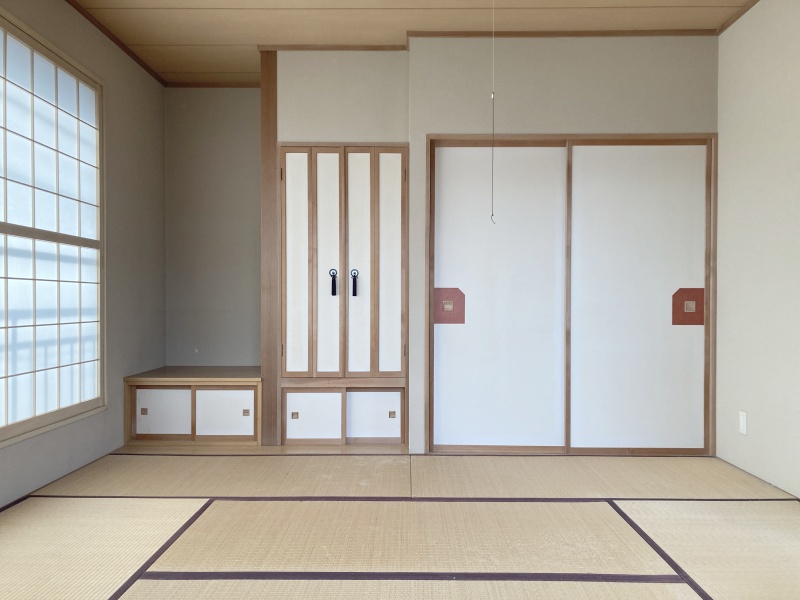 落ち着いた和室です！