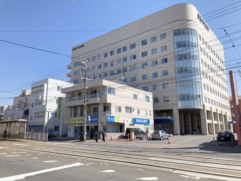 函館中央病院さん目の前です！