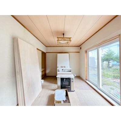 【リフォーム中＿１階南側和室約6.0帖】クロス張替、畳表替え…