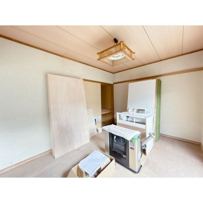 【リフォーム中＿１階南側和室約6.0帖】クロス張替、畳表替え…