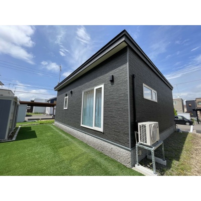 千歳市北陽の都市ガスエコジョーズ全室床暖房の平家戸建です。