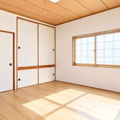 和室を洋室に変更し、床、クロスを変更しております。