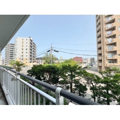 バルコニーから見える景色。
