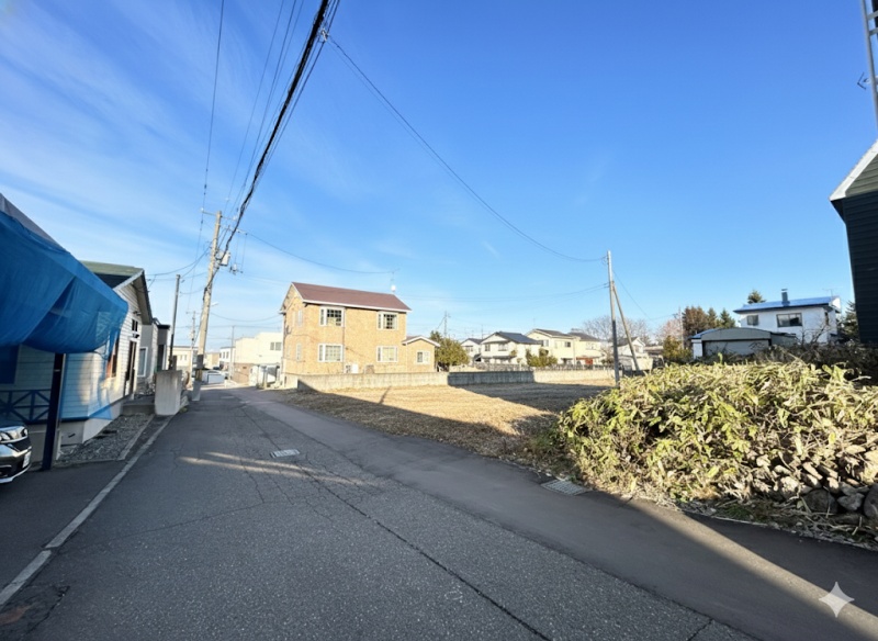 解体後のイメージ写真です。現況の敷地と道路との高低差により、解体後も法面等が残る可能性がございます。