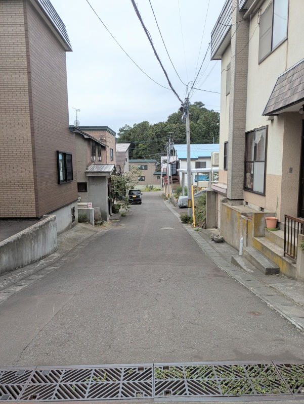 南東側前面道路