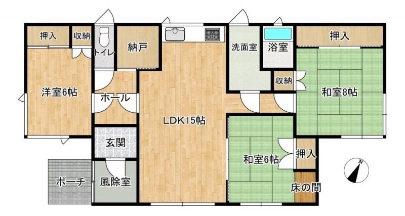 【期間限定現況販売】3SLDKの平家です。1階だけですべて完結す…