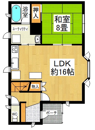 １階間取図※現況優先