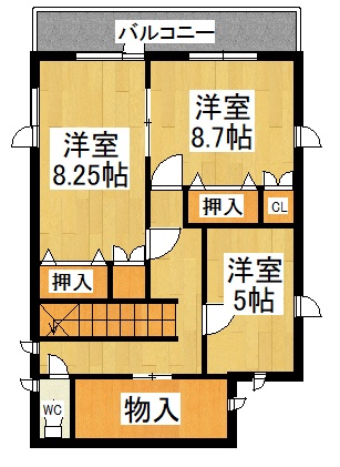 ２階間取図※現況優先