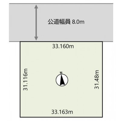 約373坪の広大な敷地！資材置場に適した売土地