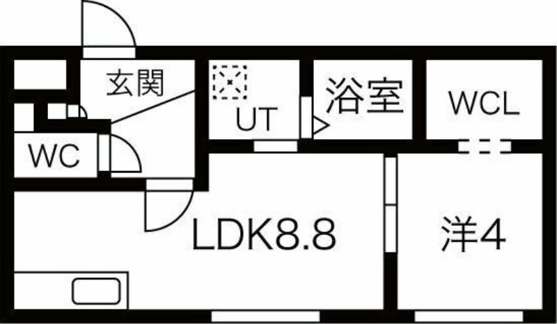 間取図は一例です