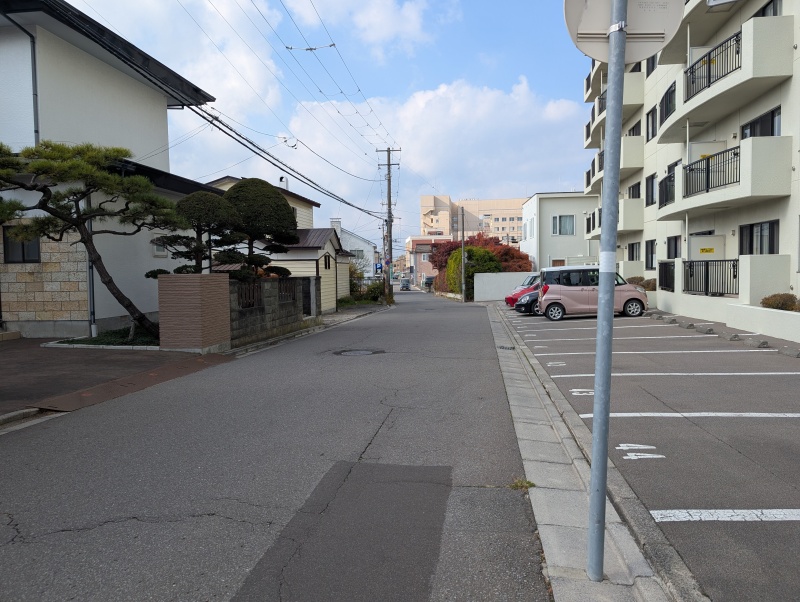 南側前面道路