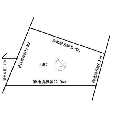土地面積は約66坪