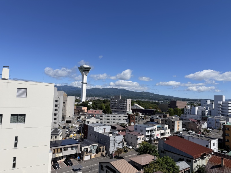 北側の部屋からの眺望です！