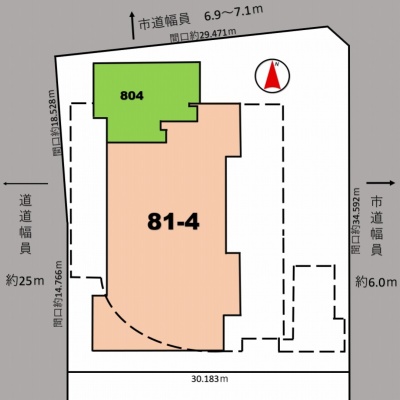 区画図です！