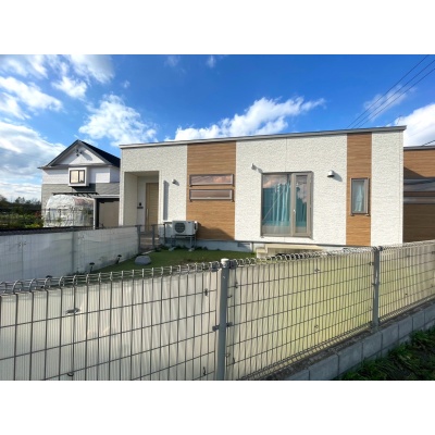 恵庭市文京町4丁目 角地2LDK平家住宅 現地外観