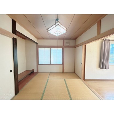 【リフォーム前写真】1階リビングの横にある6畳の和室です。寝…