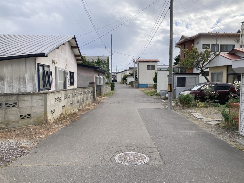 西側道路！