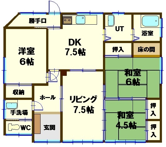 現在建物間取図！