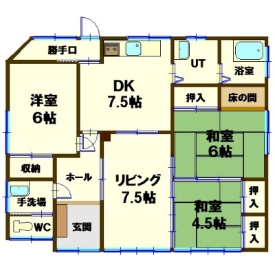 現在建物間取図！