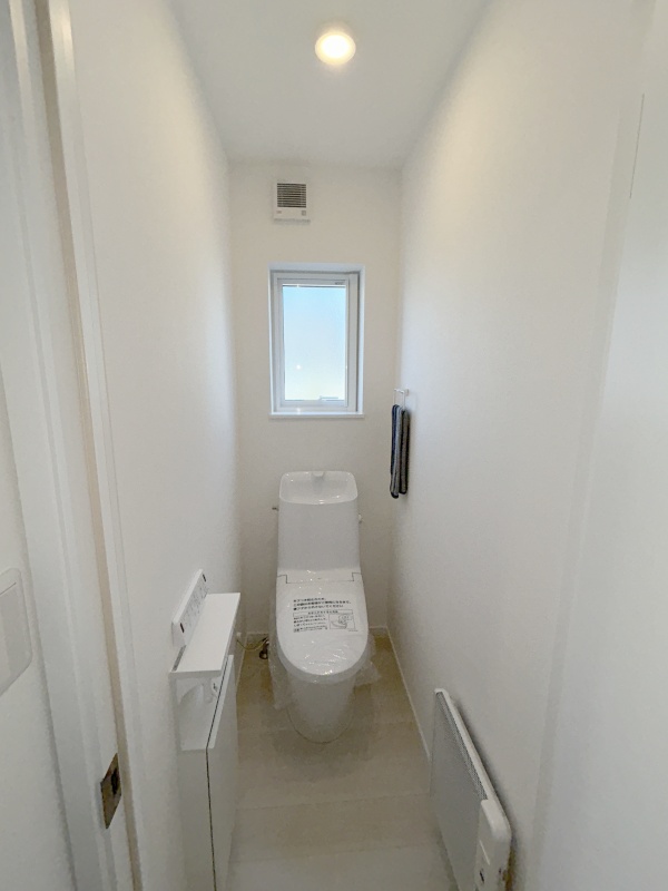 節水タイプのトイレは掃除も楽々