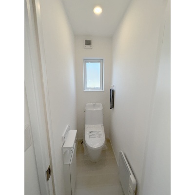 節水タイプのトイレは掃除も楽々