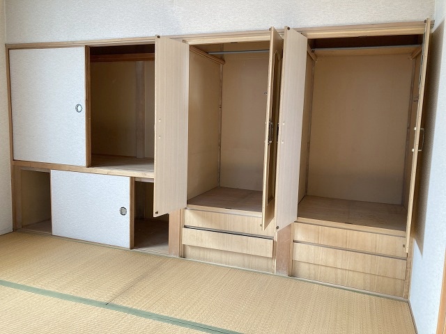 ２階８帖和室収納！大容量で荷物がたくさん入りそうですね！