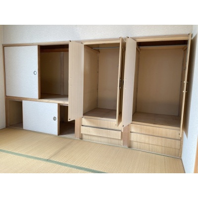 ２階８帖和室収納！大容量で荷物がたくさん入りそうですね！