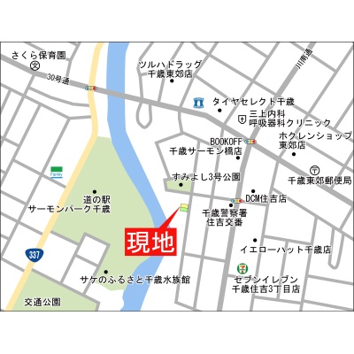 現地地図（狭域）
