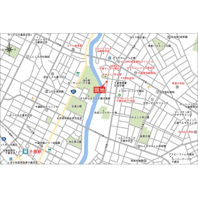 現地地図（広域）