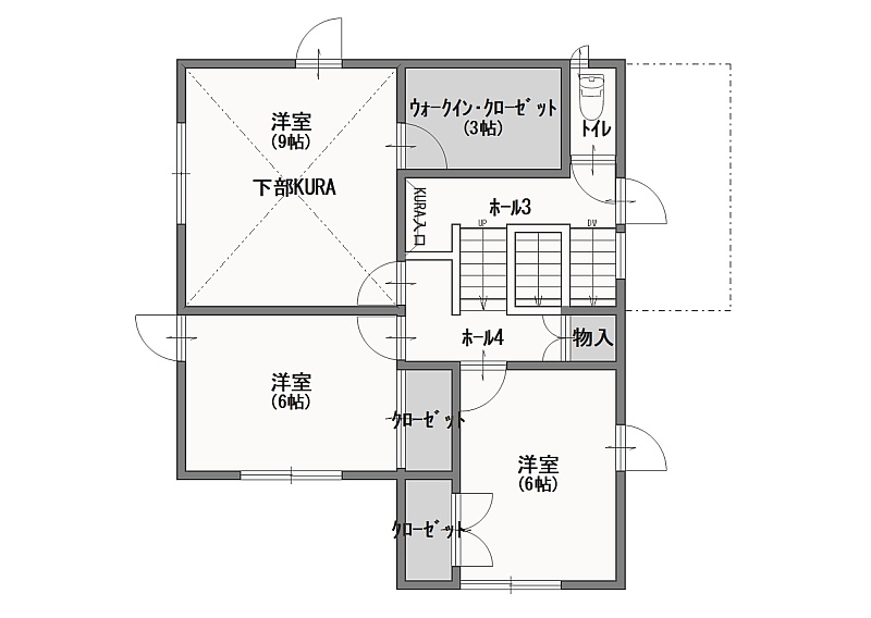 2階平面図