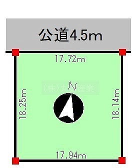土地寸法図