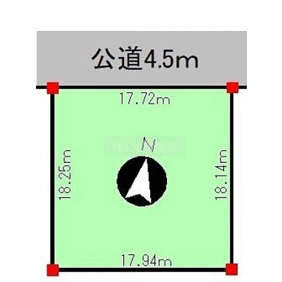 土地寸法図